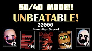 Ultimate Custom Night  5040 Mode Completed [upl. by Ylus]