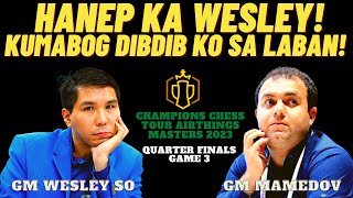 AATAKEHIN AKO SA PUSO LABAN NA TO SO vs MAMEDOV Airthings Master Quarter Game 3 [upl. by Alilad]