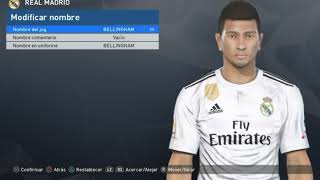 Como crear a Bellingham PES 17 [upl. by Publius]