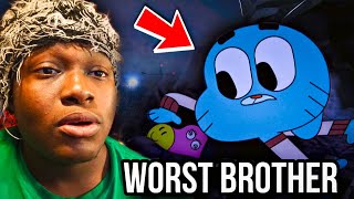 Gumball Is Literally The WORST Older Brother 💀 Gumball S1 Ep 14 REACTION [upl. by Hynda175]