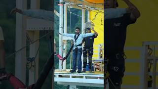 Himalayan Bungy Rishikesh bungee bungeejumping jumping adventure trending viral bungy shorts [upl. by Nerissa]