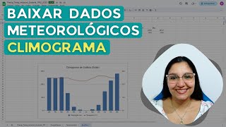 Baixar dados meteorológicos no INMET e gerar climograma [upl. by Hannan]