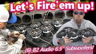 Lets Fire em Up 6 B2 Audio 65quot Subwoofers 2500 Watts  Beautiful UnderSeat Box Ford F250 [upl. by Steve90]