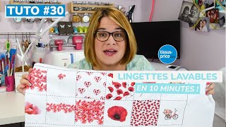 Tuto DIY  Coudre des Lingettes Lavables Facilement [upl. by Zerla]