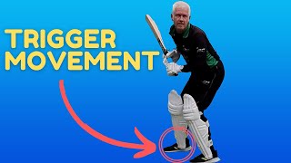 How To Bat In Cricket With The Correct Trigger Movement  Gary Palmer Coaching Tips [upl. by Ahsinahs]