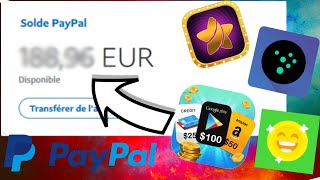 5 APPLICATIONS POUR GAGNER DE LARGENT EN JOUANT  ARGENT PAYPAL FACILE ET GRATUIT [upl. by Odella]