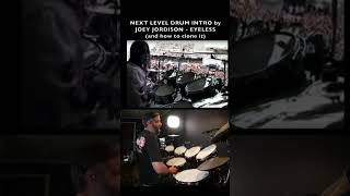 HOW TO PLAY “EYELESS” DRUM INTRO  JOEY JORDISON  SLIPKNOT heavymetalband metaldrumming [upl. by Orual]