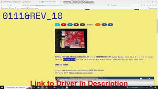 DEV0111PCI\VEN­13F6amp­DEV­0111amp­REV­10 Driver  CMI8738C3DX PCI Audio Device Driver win 95 98 [upl. by Mount777]