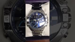 Casio Edifice World Time Mobile Link ECB 10D 2A Mens Watch [upl. by Caplan557]