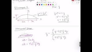 Centroid and Center of Gravity using Integration [upl. by Wales]