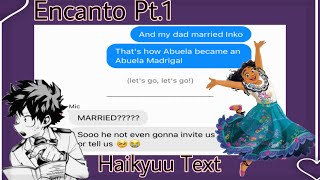 Encanto Pt1Mha Text [upl. by Inoliel]