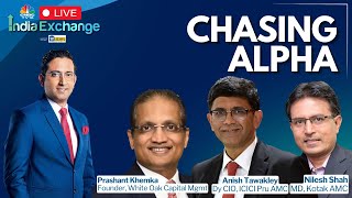 LIVE  Nilesh Shah Prashant Khemka amp Anish Tawakley on Market Influence Alpha Investors Impact [upl. by Pollack]