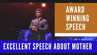 Award Winning Speech about Mother  Adil Rasheed  STalk  Straightpath International School [upl. by Edith580]