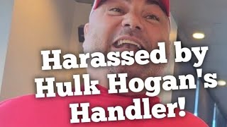 Robby Roadsteamer harassed by Hulk Hogans Handler at Starbucks [upl. by Irak268]