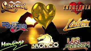 Puras Románticas Liberación Industria del Amor Grupo Bryndis Grupo Mandingo y Más [upl. by Nahguav]