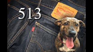 Levis 513 MENS JEANS quick fit video [upl. by Yelrah]