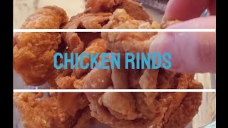 DIABETIC SAVORY KITCHEN CHICKEN RINDS [upl. by Kcitrap]