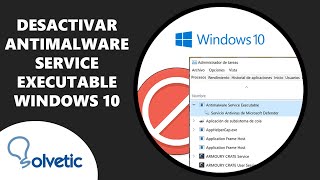 ❌ DESACTIVAR ANTIMALWARE SERVICE EXECUTABLE Windows 10 Home y Pro 2023 [upl. by Vorster]