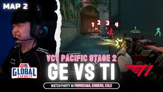 T1 KUAT BANGET DI LOTUS BAWA GLOBAL ESPORTS KE MAP 3  MAP 2 GE vs T1 VCTPacific [upl. by Giliane]