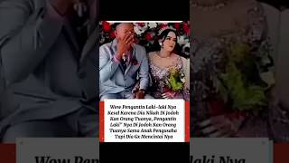 Pengantin pria menolak dijodohkan Sama orang kaya trending wedding shortvideo [upl. by Avivah]