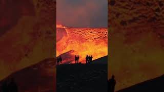 HUGE LAVA FLOW  Iceland Volcano [upl. by Dodi]