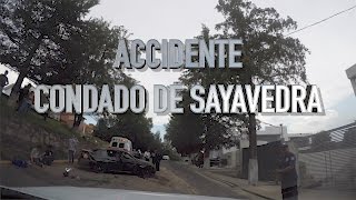 Accidente en Condado de Sayavedra  4K UHD   Mexico Roads [upl. by Esra]