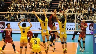 洛南 垂水優芽選手のスーパープレー 春高2018より スパイクampブロック Japan volleyball [upl. by Slinkman206]