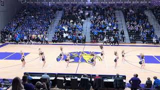 Waukee Dance Team Halftime performance Boys Varsity Basketball Game 12523 [upl. by Powder910]