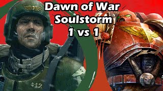 Dawn of War Soulstorm 1 vs 1 Imperial Guard ErenBeast vs Space Marines Tvar [upl. by Dumm]