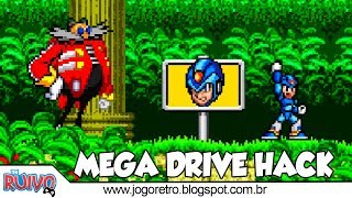 Mega Man X in Sonic 2 Mega Drive [upl. by Radnaskela673]