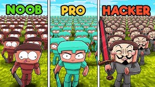 Minecraft  Epic Battle Simulator NOOB VS PRO VS HACKER [upl. by Nnasor220]