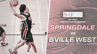 2024 Springdale High School Basketball  Springdale vs West [upl. by Idnir]