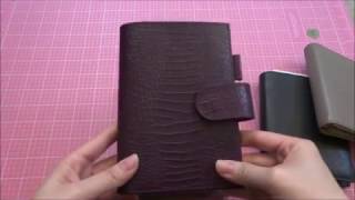 Gillio Pocket Planner Size Comparison Compagna Mia Cara and Appunto A6 Hobonichi [upl. by Avner]