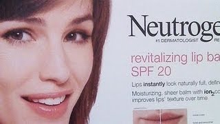 Neutrogena Review amp Compare  Revitalizing Lip Balm amp Moisture Shine Lip Gloss [upl. by Aniat663]