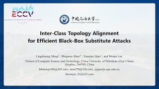 ECCV 2024 InterClass Topology Alignment for Efficient BlackBox Substitute Attacks [upl. by Clementius]