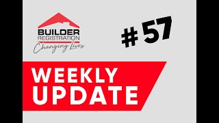 57 Builder Registration Weekly Update March 18 2024 [upl. by Shayn]