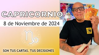 CAPRICORNIO  Horóscopo de hoy 8 de Noviembre 2024 [upl. by Rosemonde803]