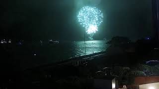 Cowes Week Fireworks 2019 [upl. by Naliorf]