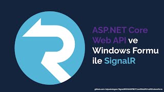 ASPNET Core Web API ve Windows Formu ile SignalR [upl. by Edmee]