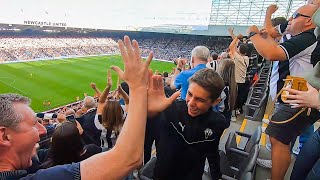 💥 KIERAN TRIPPIER FREEKICK SENDS ST JAMES PARK CRAZY  Newcastle 33 Man City [upl. by Saidee]