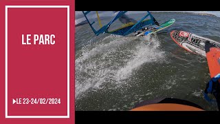 WINDSURF LA NAUTIQUE LE PARC LE 2324022024 LEUCATE FRANCE GOPRO [upl. by Veljkov703]