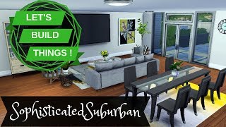 SIMS 4 SPEED BUILD  Sophisticated Suburban CC [upl. by Orel]