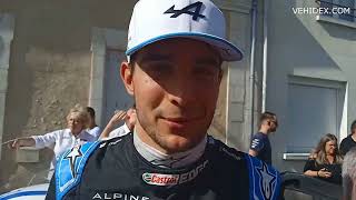 Esteban OCON très heureux de participer au Rallye Coeur de France [upl. by Wurst676]