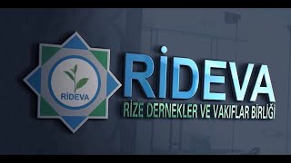 Rize Dernekler ve Vakıflar Birliği Vakfı RİDEVA  Rize Dernekler Federasyonu RİDEF Bursu [upl. by Arihsay]