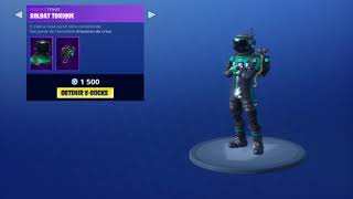 BOUTIQUE DU 25 JUILLET 2018 FORTNITE quotVoleur de coeurs  experte des calinsquot [upl. by Notgnilliw]