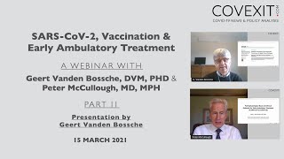 Geert Vanden Bossche amp Peter McCullough Webinar Presentation by Geert Vanden Bossche [upl. by Benjie]