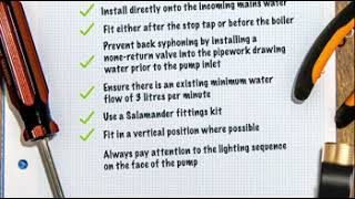 How to Install a HomeBoost Mains Booster Pump  Salamander Pumps [upl. by Yenar]