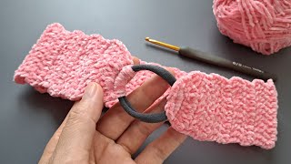 Super Easy Crochet Skincare Headband  DIY Crochet Face Wash Headband For Beginners [upl. by Lucio]