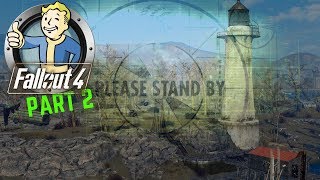 Fallout 4  Kingsport Lighthouse Settlement Build Part 2 NO MODS [upl. by Quintina]