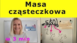 MASA CZĄSTECZKOWA obliczanie masy cząsteczki w unitach CHEMIA23 [upl. by Sid]